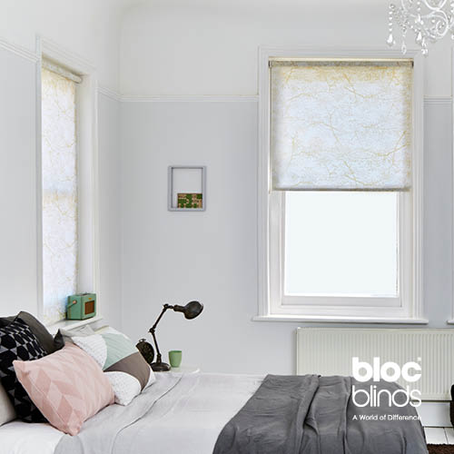 Translucent roller blinds for adults’ bedrooms.